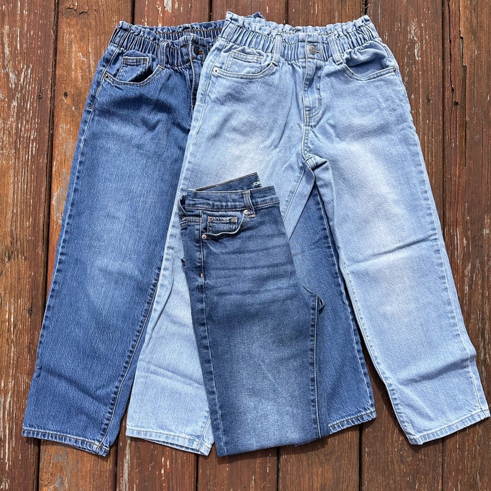 Cat & Jack Kids Jeans, 2 pair and 1 pair of Jordache.